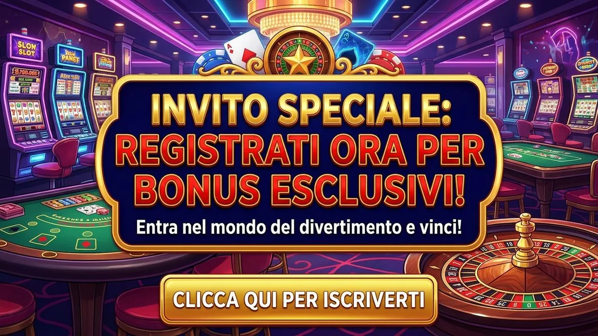 Registrazione con bonus
